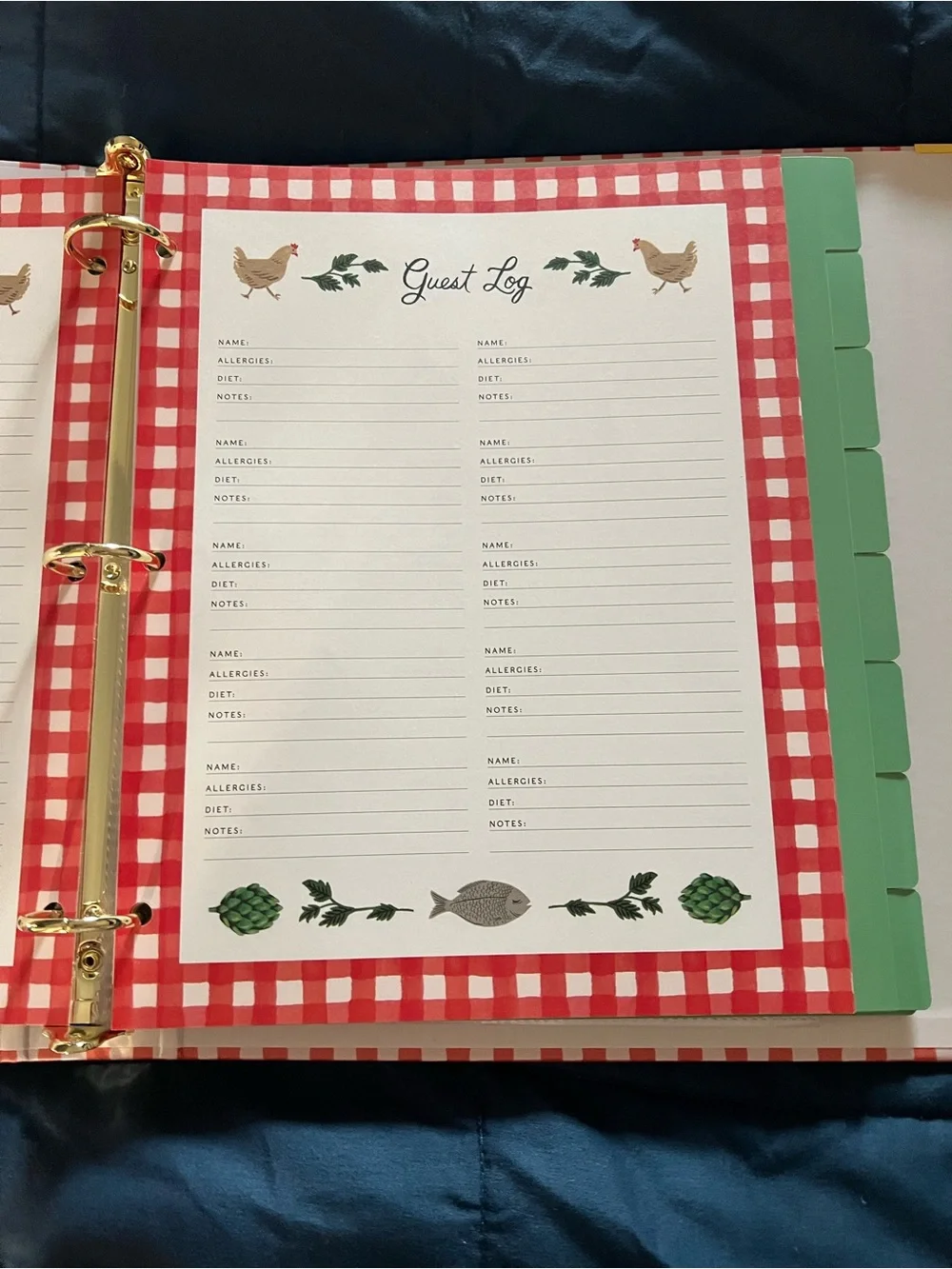 Rifle Co Recipe Binder